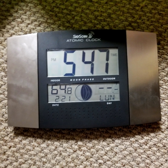 Skyscan Other Skyscan Atomic Clock Wireless Digital Weather Clock